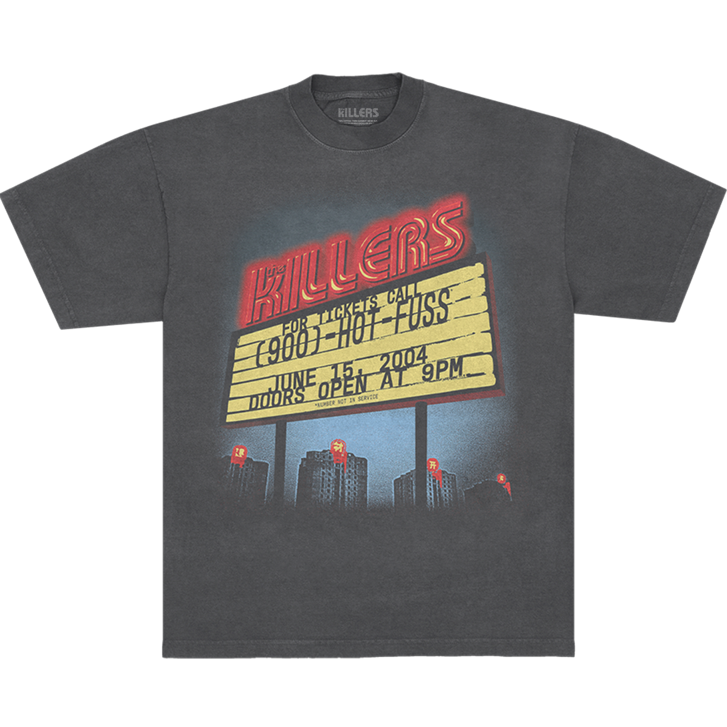SUMMER MOTEL SIGN TEE - PEPPER