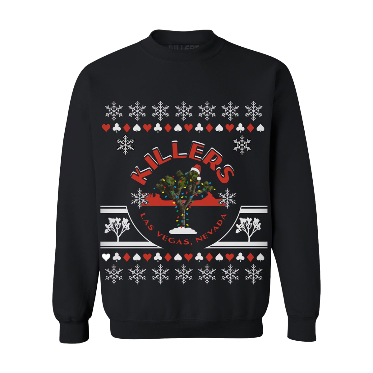 Holiday Tree Crewneck - Black