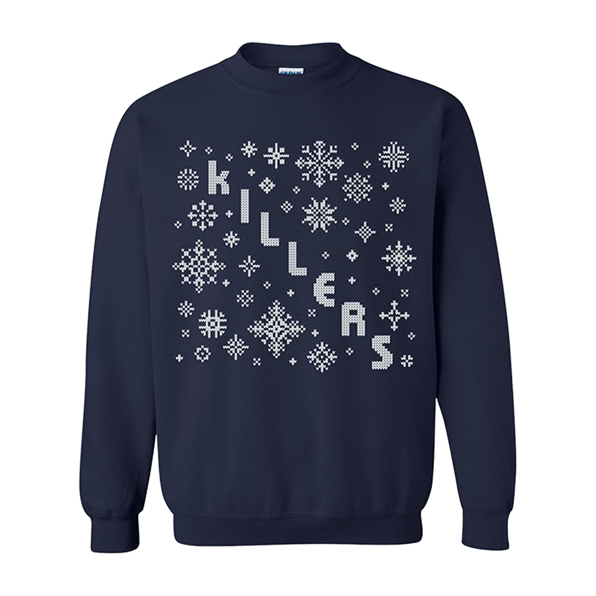 Holiday Snow Crewneck - Blue