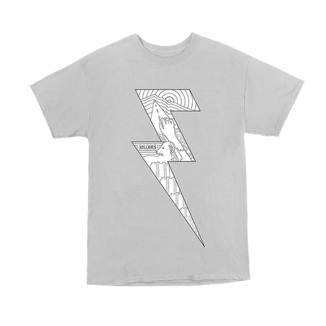 The Killers Lightning Bolt T-shirt