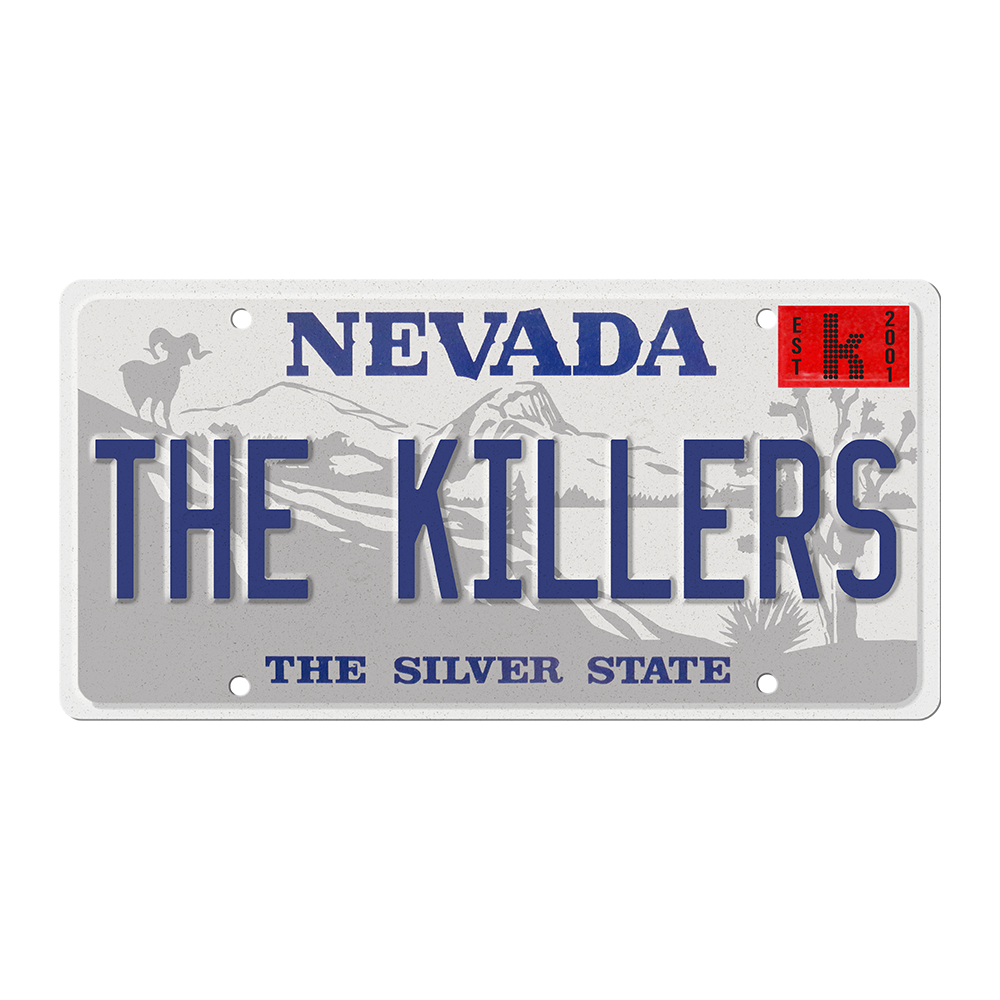 THE KILLERS LICENSE PLATE