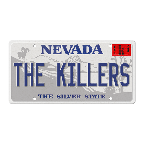 THE KILLERS LICENSE PLATE