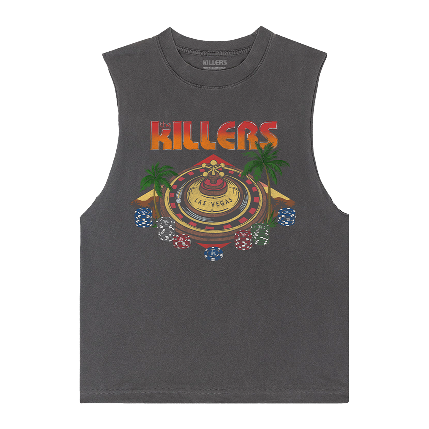 SUMMER ROULETTE SLEEVELESS T-SHIRT