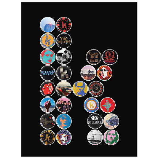 LIVE IN VEGAS BADGES POSTER