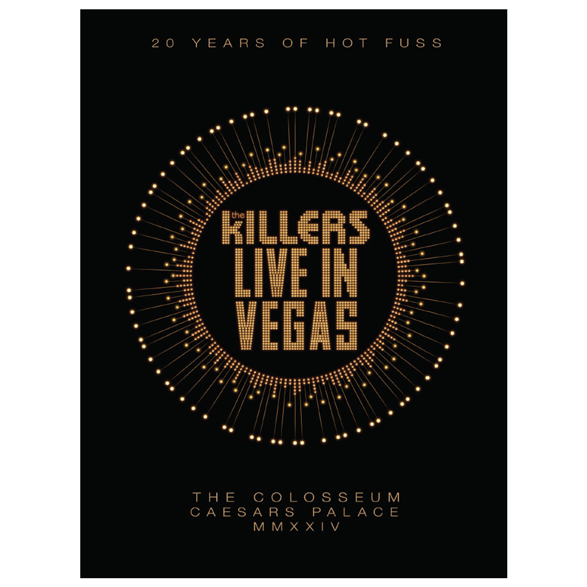 LIVE IN VEGAS BULBS POSTER