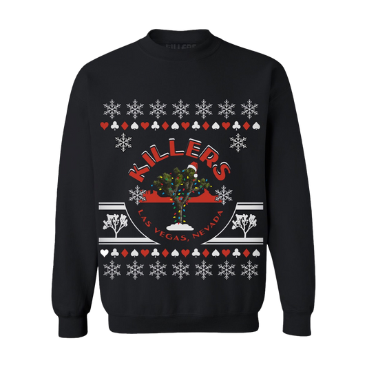 Holiday Tree Crewneck - Black