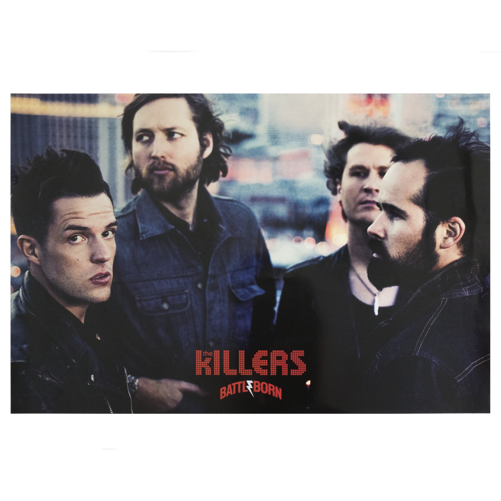 The Killers Europe 2012 Tour Poster