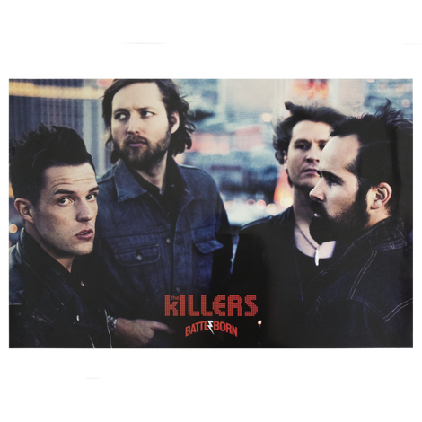 The Killers Europe 2012 Tour Poster