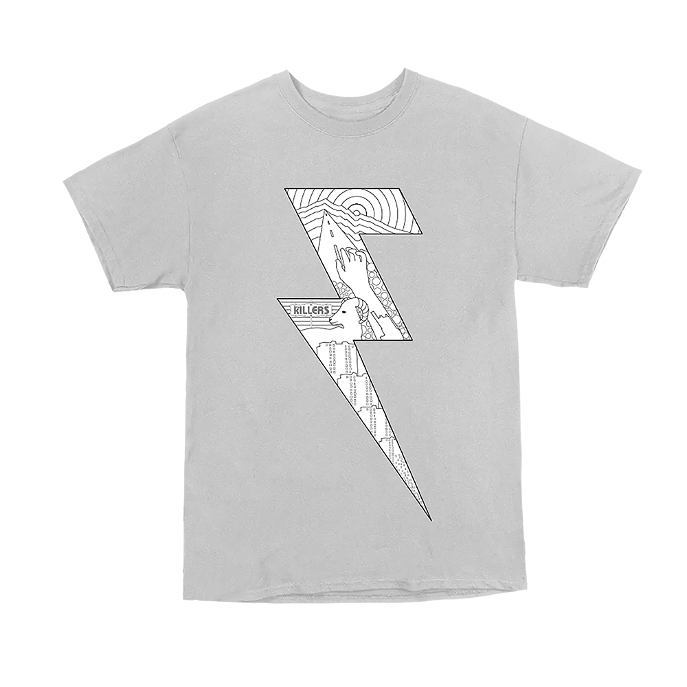 The Killers Lightning Bolt T-shirt