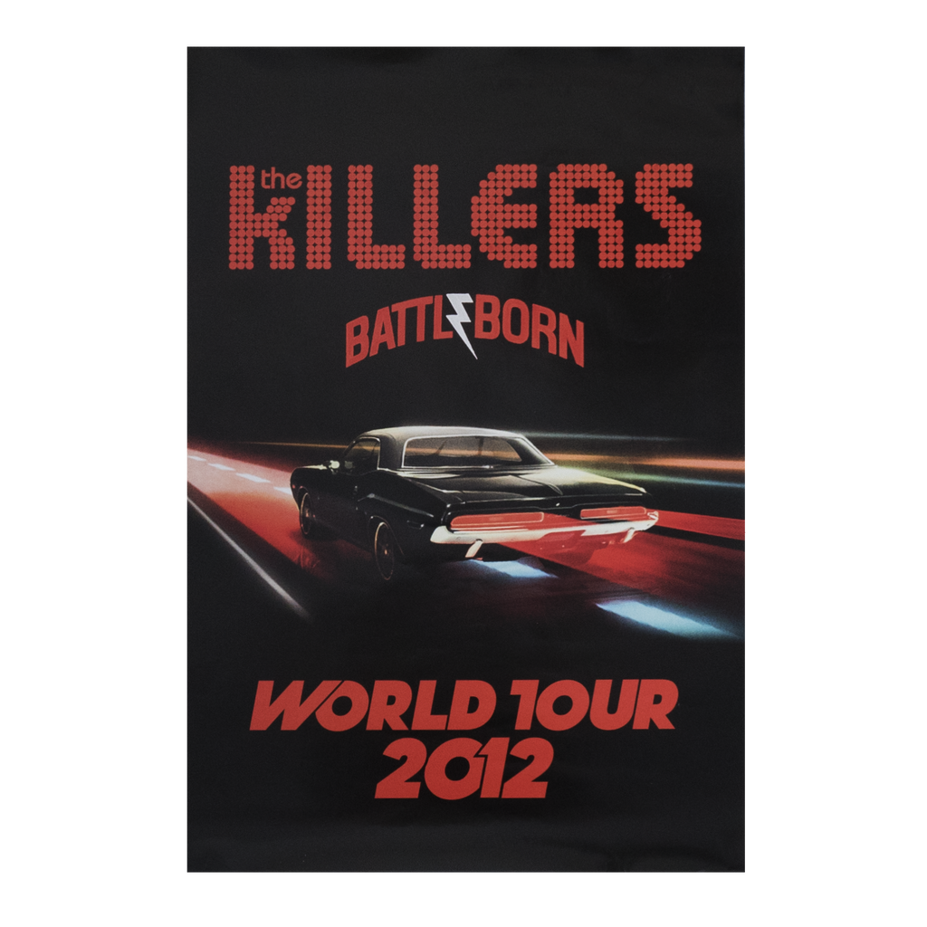 The Killers 2012 World Tour Poster